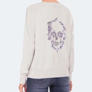 Skull Cashmere Alexa Embroidered Sweater